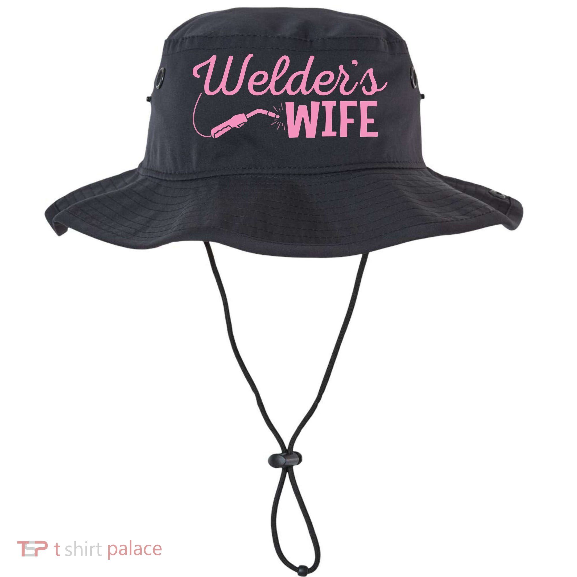 Welder's Wife Hand Metal Worker Welding Blacksmithing Bucket Hat