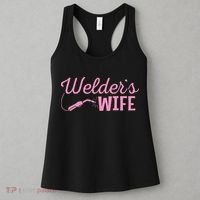 Welder's Wife Hand Metal Worker Welding Blacksmithing Women's Tank Top thumb 3