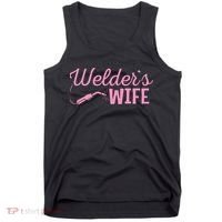 Welder's Wife Hand Metal Worker Welding Blacksmithing Tank Top thumb 0