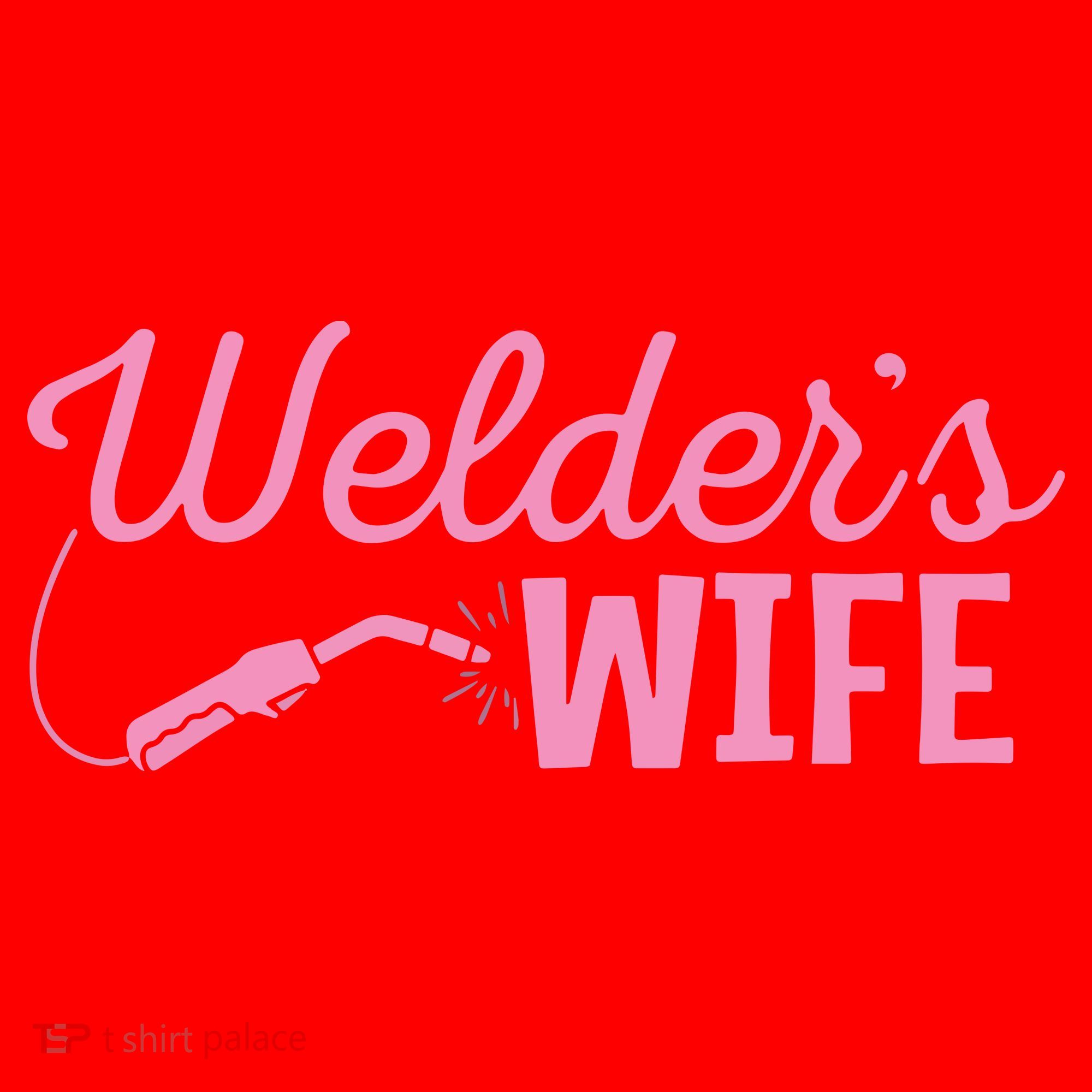 Welder's Wife Hand Metal Worker Welding Blacksmithing Santa Hat