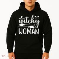 Witchy Woman Halloween Quote Hoodie thumb 2
