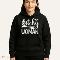 Witchy Woman Halloween Quote Hoodie thumb 5