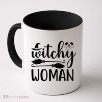Witchy Woman Halloween Quote Coffee Mug thumb 0