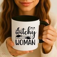 Witchy Woman Halloween Quote Coffee Mug thumb 3