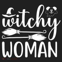 Witchy Woman Halloween Quote Beanie thumb 2