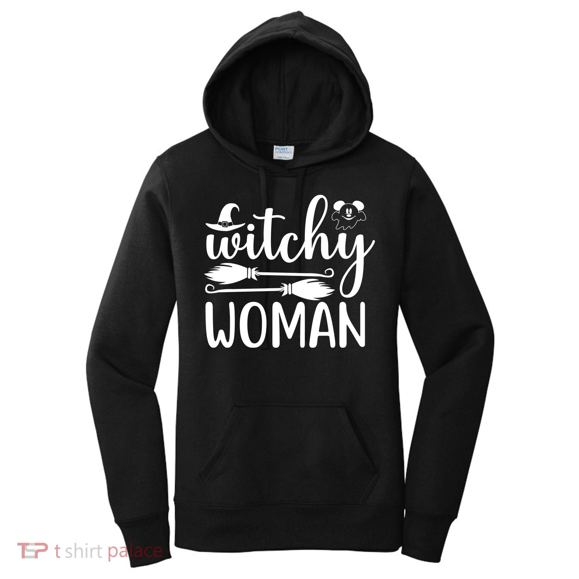 Witchy Woman Halloween Quote Women's Hoodie