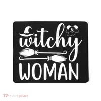 Witchy Woman Halloween Quote Mousepad thumb 0