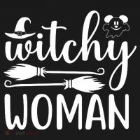 Witchy Woman Halloween Quote Mousepad thumb 1