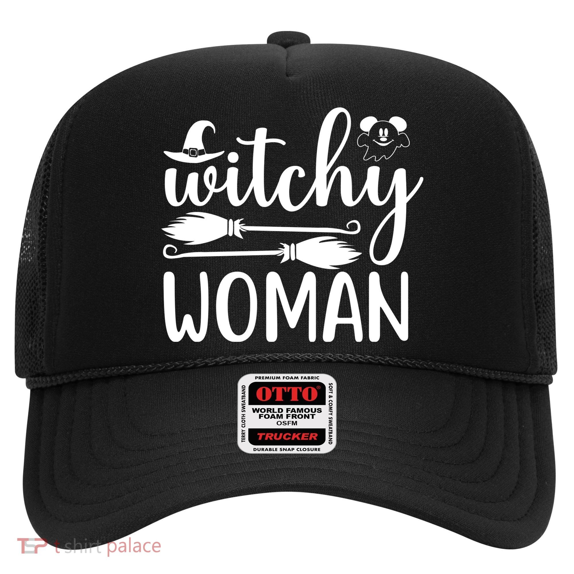 Witchy Woman Halloween Quote Hat