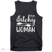 Witchy Woman Halloween Quote Tank Top thumb 0
