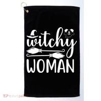 Witchy Woman Halloween Quote Golf Towel thumb 0