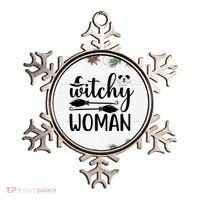 Witchy Woman Halloween Quote Ornament thumb 0