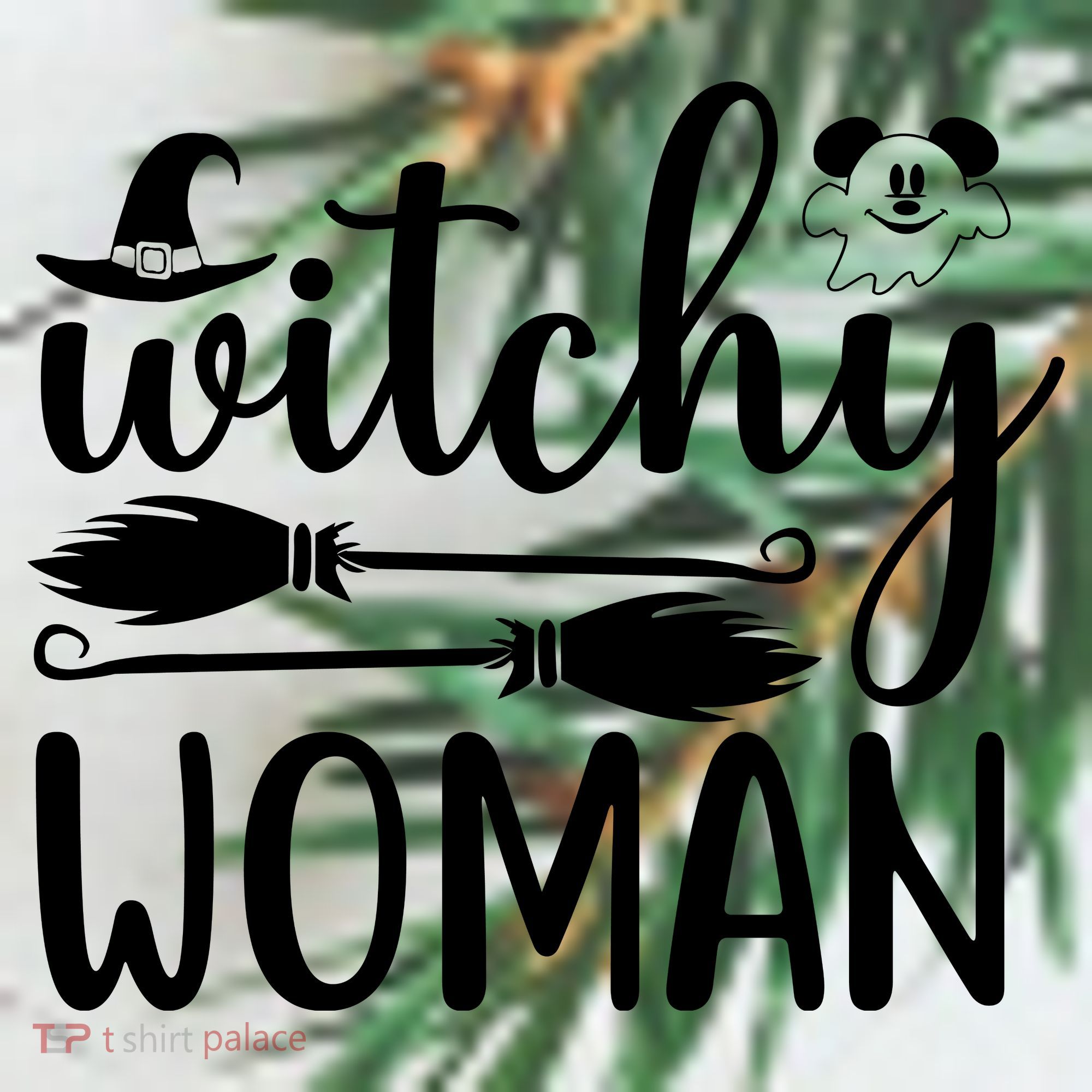 Witchy Woman Halloween Quote Ornament
