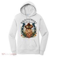 Wildflowers Wild Horses Western Boho Country Music Women's Hoodie thumb 0