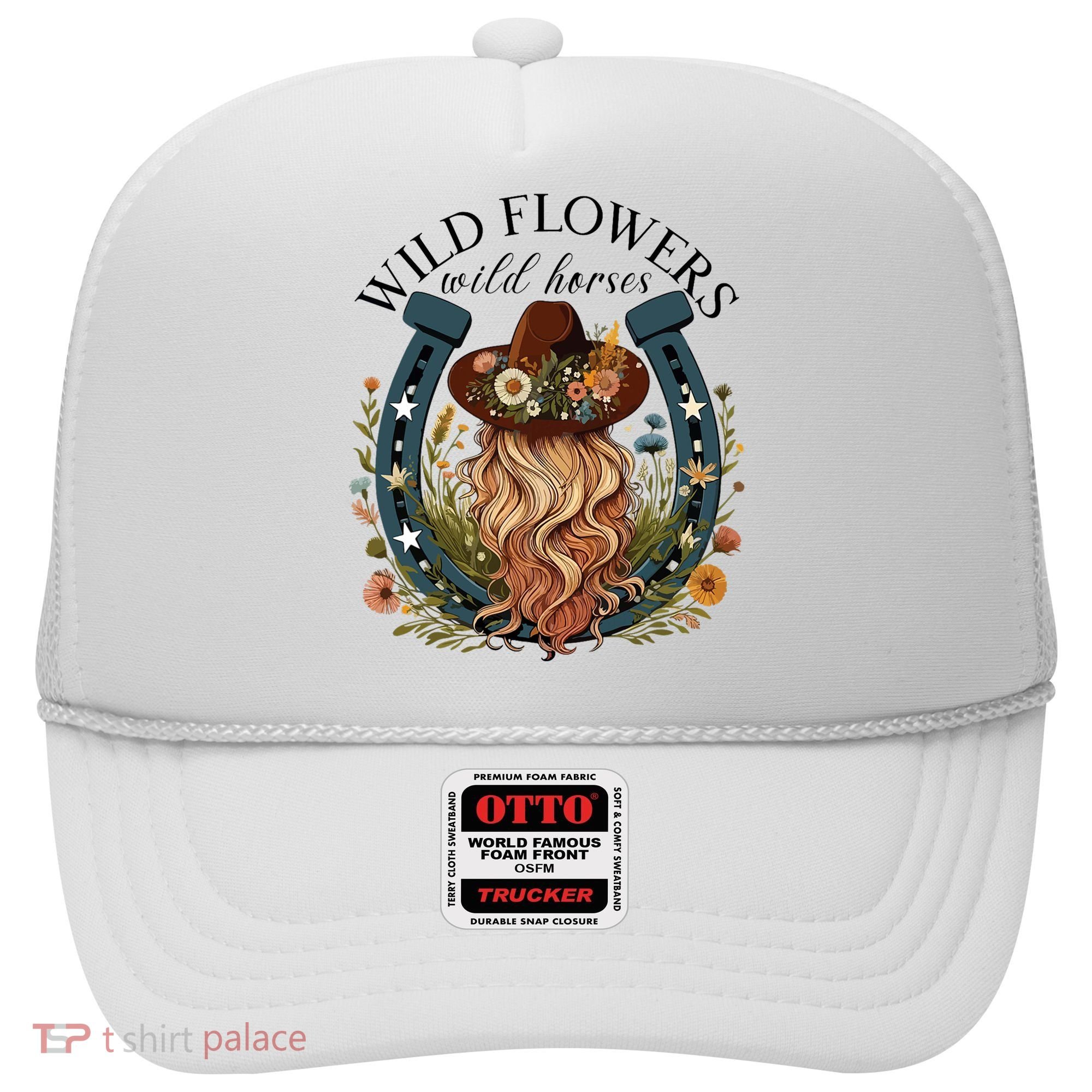 Wildflowers Wild Horses Western Boho Country Music Hat