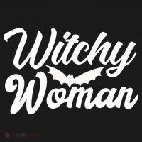 Witchy Woman Halloween Quote Apron thumb 3
