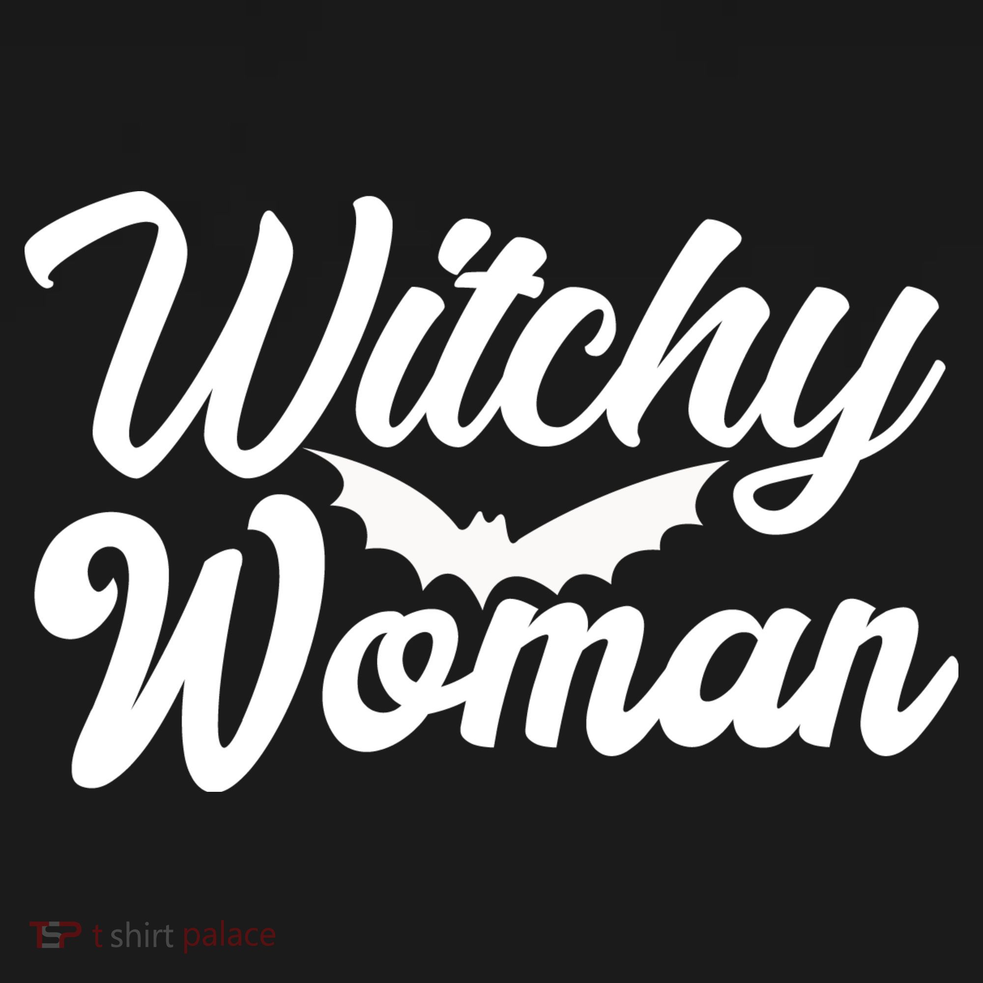 Witchy Woman Halloween Quote Polo