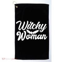 Witchy Woman Halloween Quote Golf Towel thumb 0