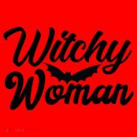 Witchy Woman Halloween Quote Santa Hat thumb 1
