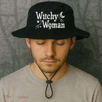 Witchy Woman Halloween Wiccan Follower Pagan Ritual Bucket Hat thumb 2