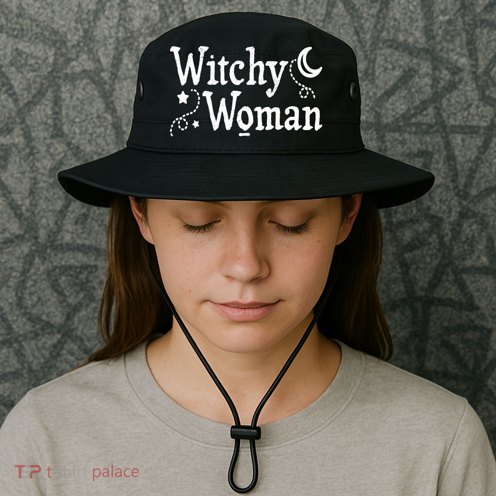 Witchy Woman Halloween Wiccan Follower Pagan Ritual Bucket Hat