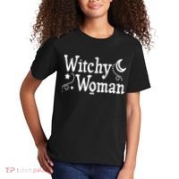 Witchy Woman Halloween Wiccan Follower Pagan Ritual Kids T-Shirt thumb 2