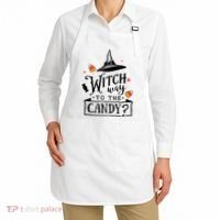 Witch Way Is The Candy Funny Halloween Apron thumb 2
