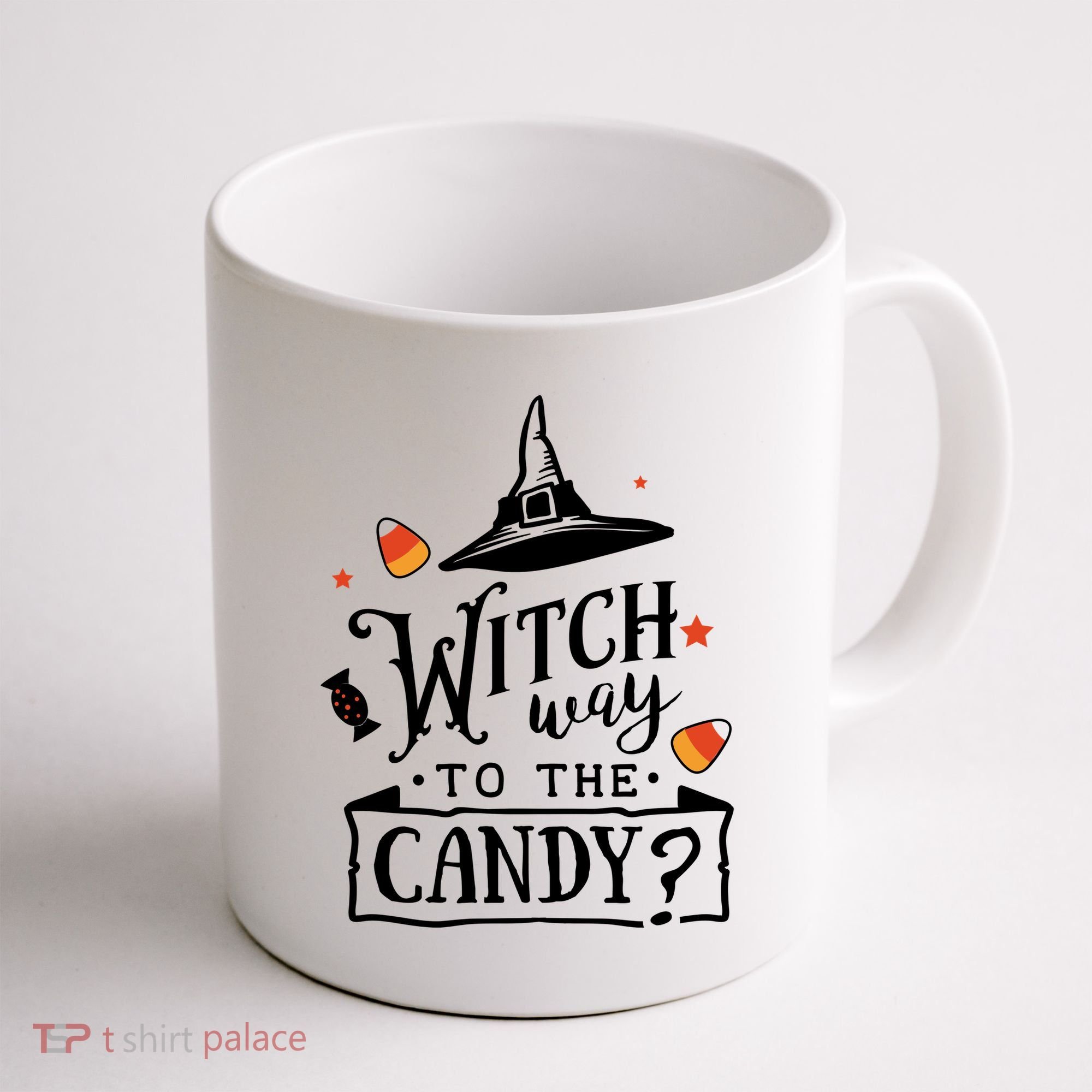 Witch Way Is The Candy Funny Halloween Coffee Mug