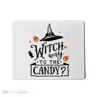 Witch Way Is The Candy Funny Halloween Mousepad thumb 0