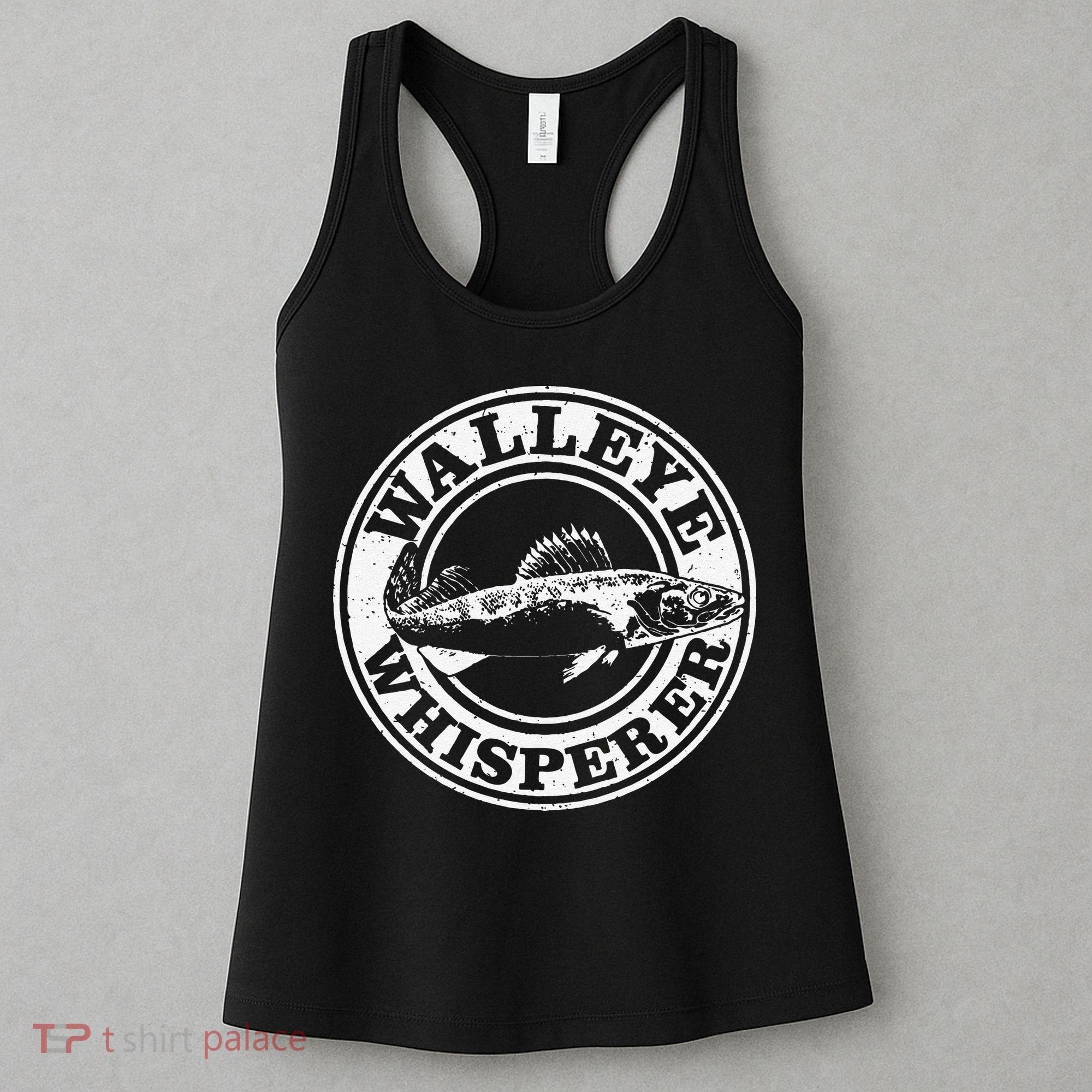 Walleye Whisperer Ice Fishing Freshwater Fish Fisherman Women's Tank Top