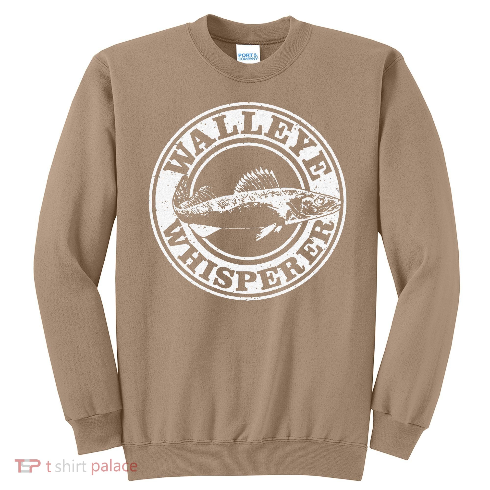 Walleye Whisperer Ice Fishing Freshwater Fish Fisherman Sweatshirt