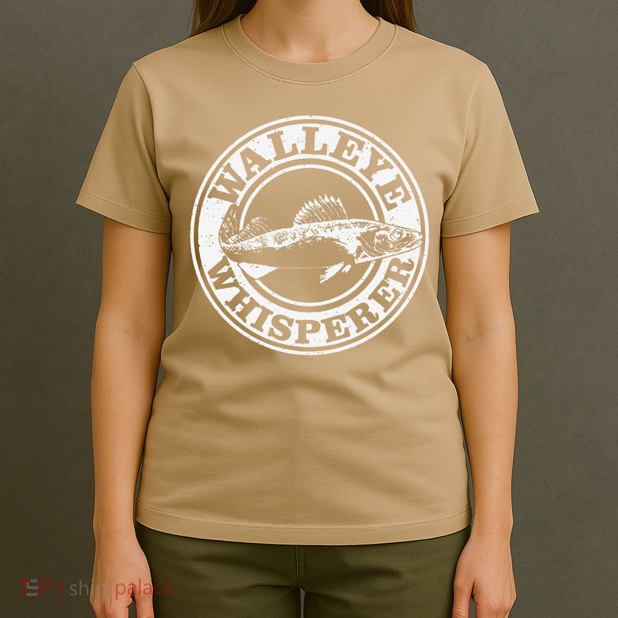 Walleye Whisperer Ice Fishing Freshwater Fish Fisherman T-Shirt