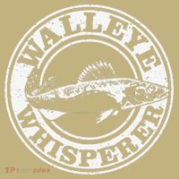 Walleye Whisperer Ice Fishing Freshwater Fish Fisherman T-Shirt thumb 7