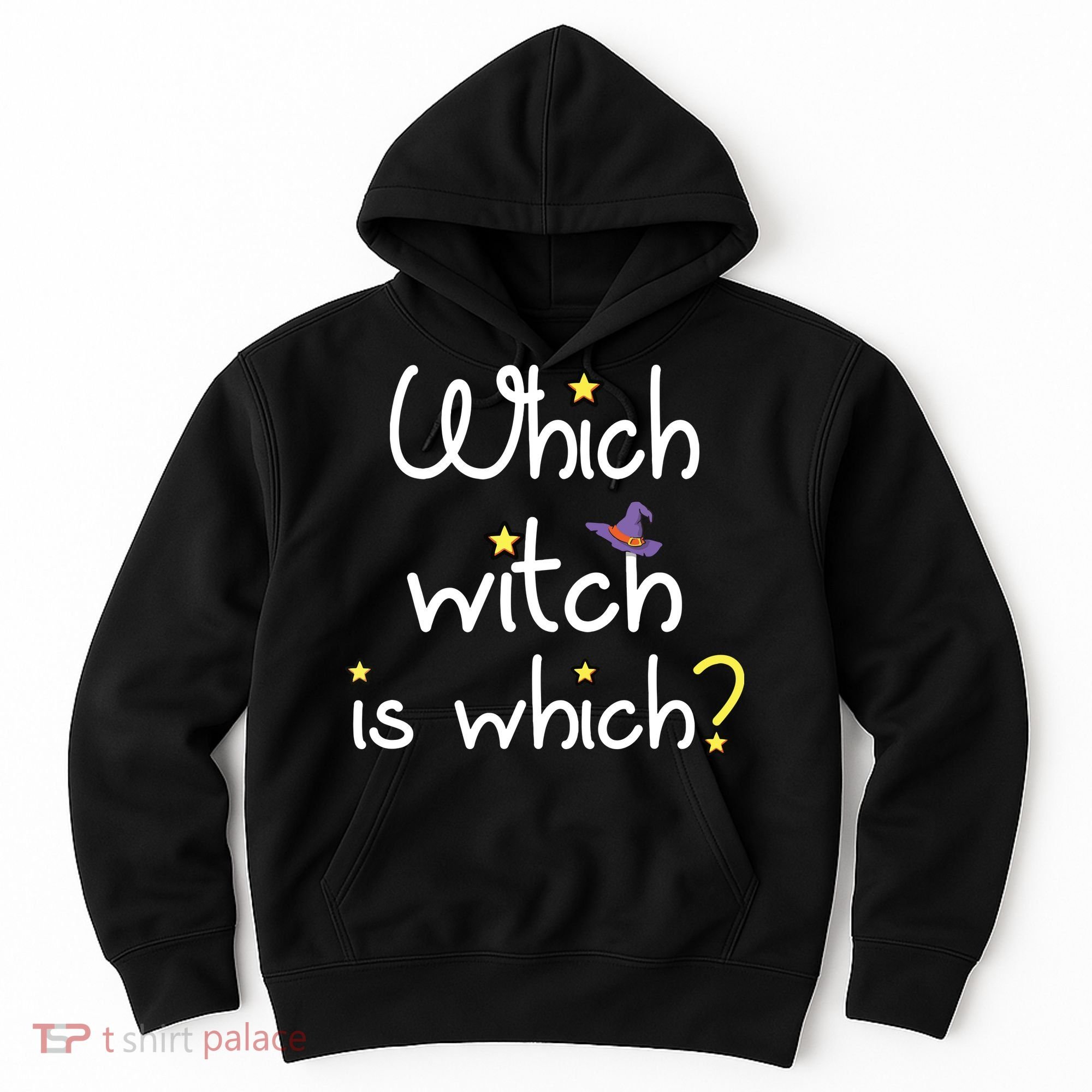 Which Witch Is Which Funny Halloween Wordplay Grammar Fun Hoodie