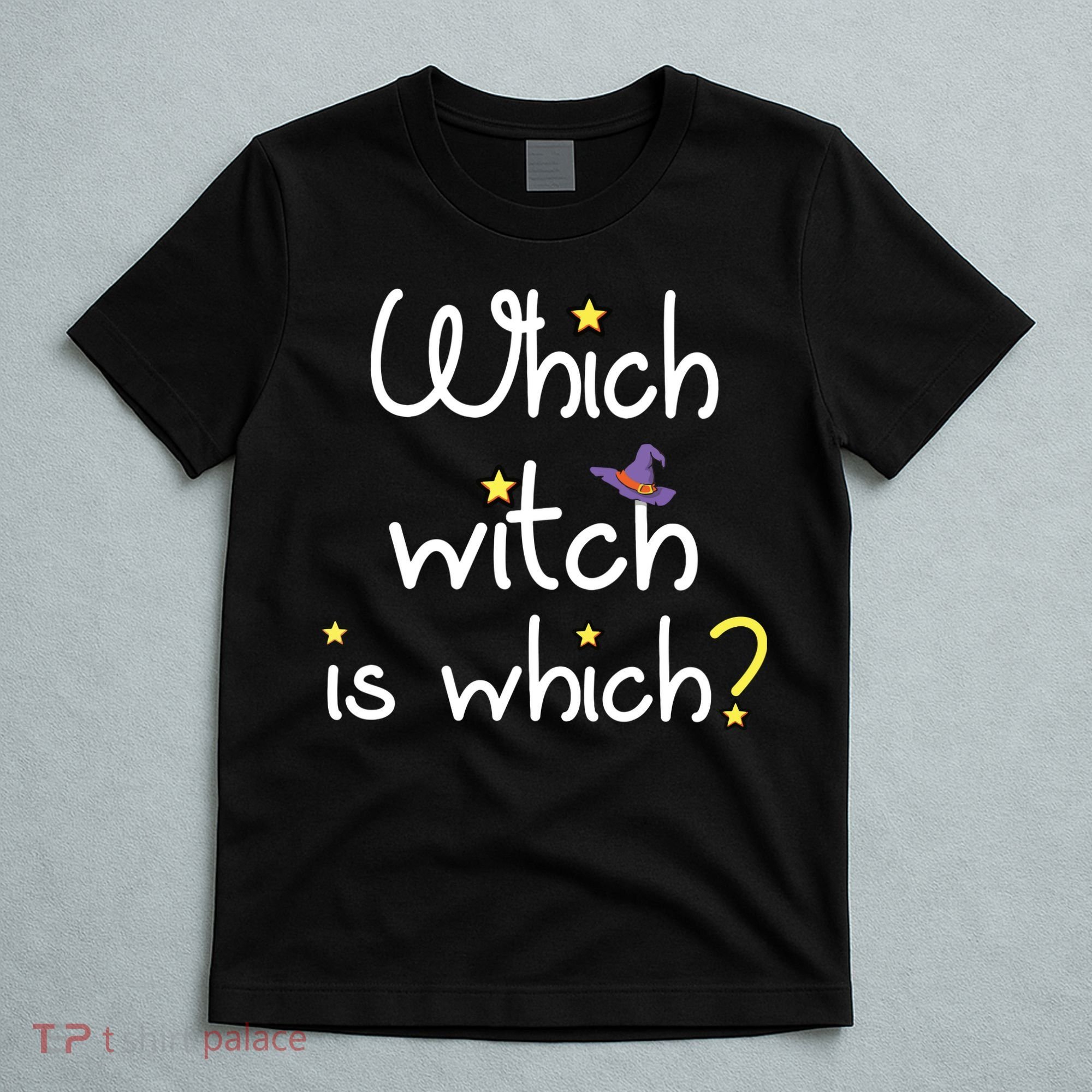 Which Witch Is Which Funny Halloween Wordplay Grammar Fun T-Shirt