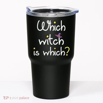 Which Witch Is Which Funny Halloween Wordplay Grammar Fun Tumbler