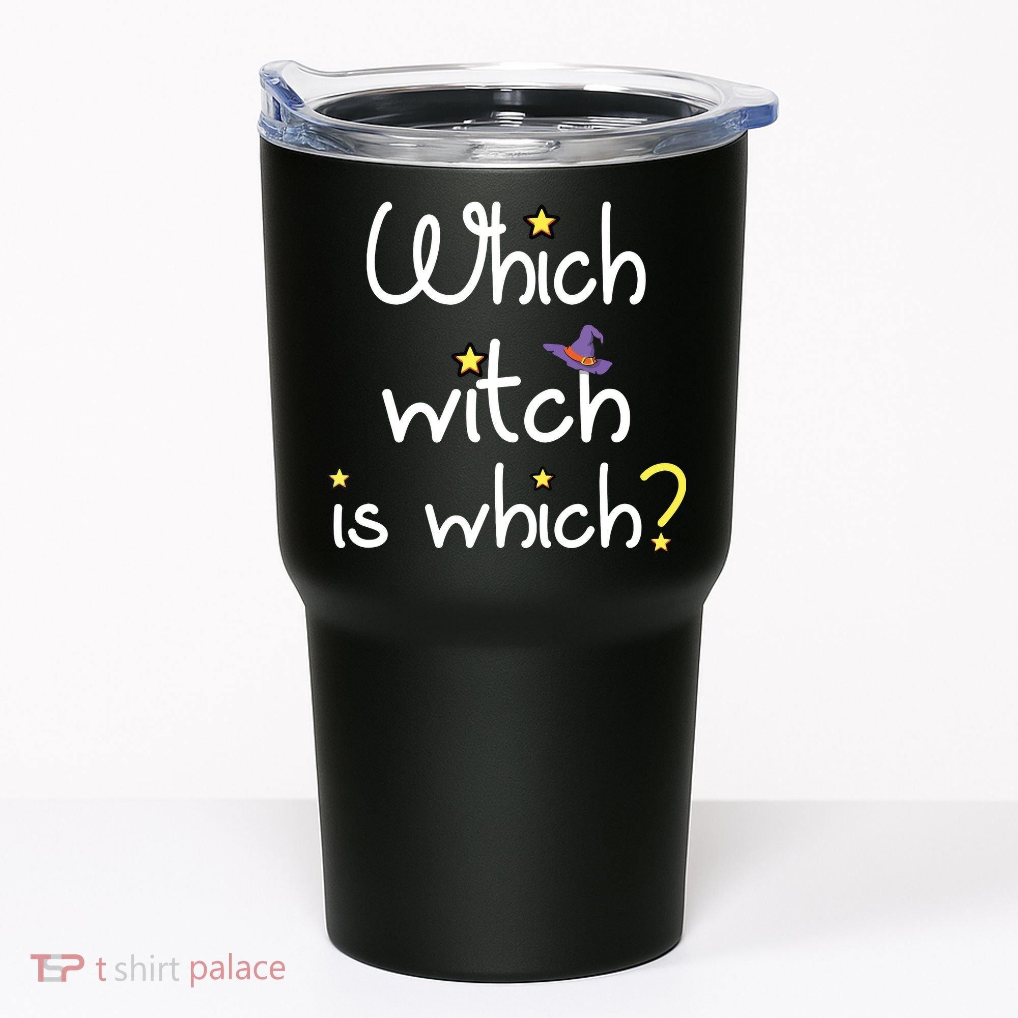 Which Witch Is Which Funny Halloween Wordplay Grammar Fun Tumbler
