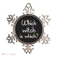 Which Witch Is Which Funny Halloween Wordplay Grammar Fun Ornament thumb 0