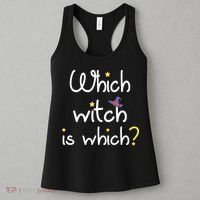 Which Witch Is Which Funny Halloween Wordplay Grammar Fun Women's Tank Top thumb 3