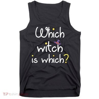 Which Witch Is Which Funny Halloween Wordplay Grammar Fun Tank Top