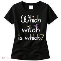 Which Witch Is Which Funny Halloween Wordplay Grammar Fun Women's T-Shirt thumb 0