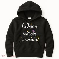 Which Witch Is Which Funny Halloween Wordplay Grammar Fun Kids Hoodie thumb 0