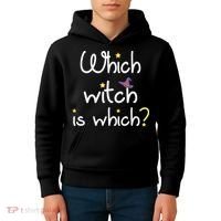 Which Witch Is Which Funny Halloween Wordplay Grammar Fun Kids Hoodie thumb 4