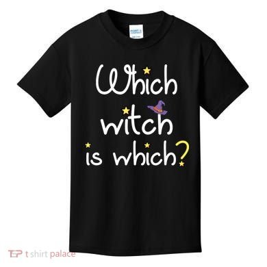 Which Witch Is Which Funny Halloween Wordplay Grammar Fun Kids T-Shirt