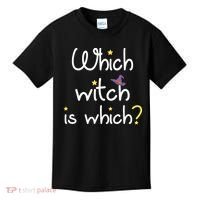 Which Witch Is Which Funny Halloween Wordplay Grammar Fun Kids T-Shirt thumb 0
