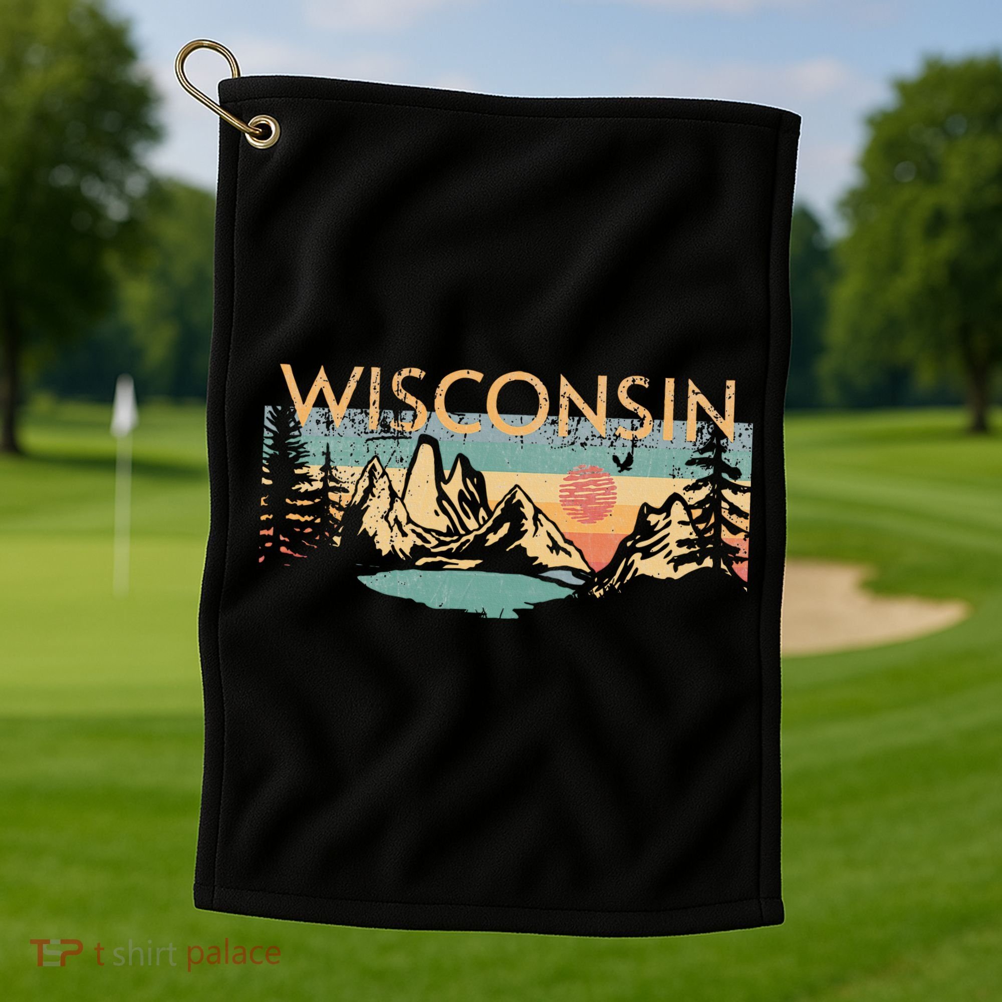 Wisconsin Golf Towel