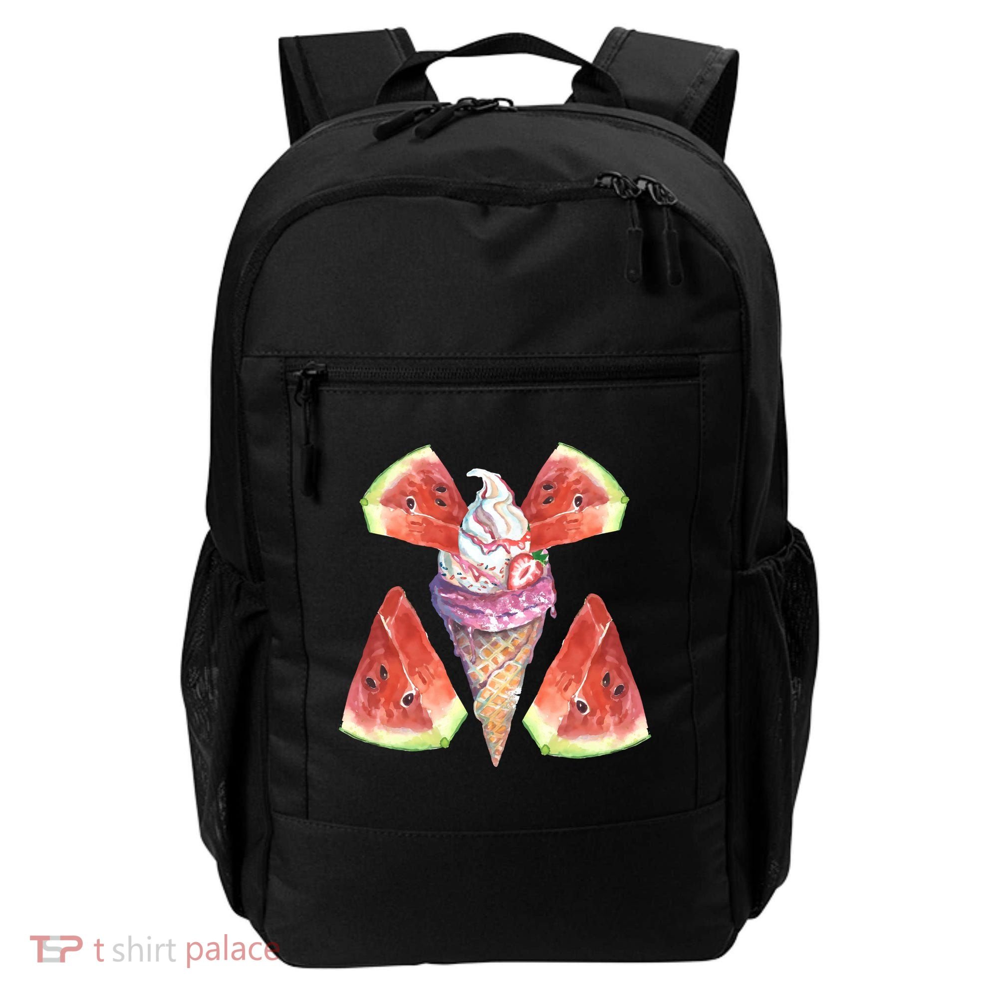 Watermelon With Ice Cream Art Backpack