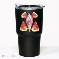 Watermelon With Ice Cream Art Tumbler thumb 0