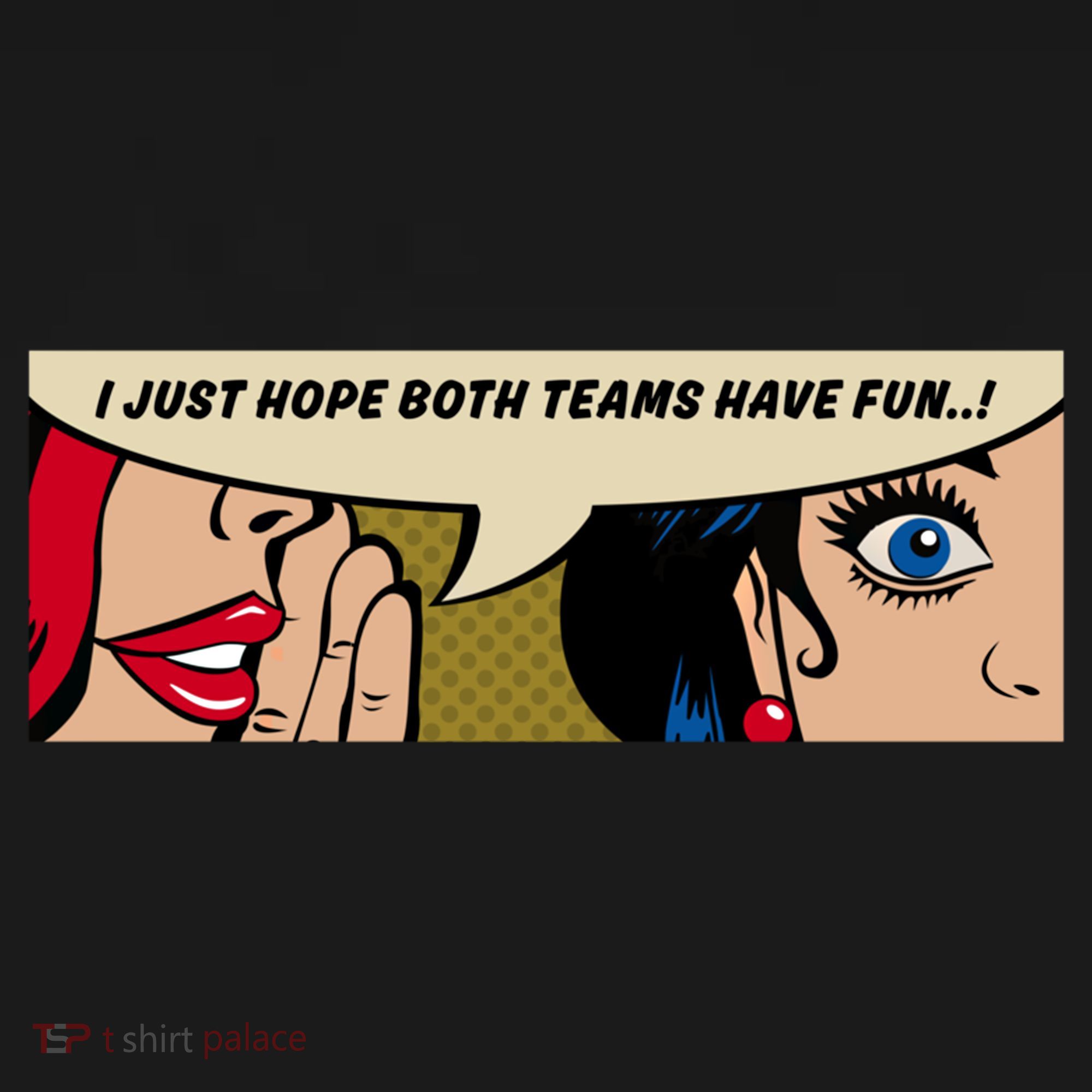 Wo Whispering I Just Hope Both Teams Have Fun Pop Art Cool Gift Ornament