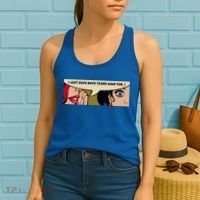 Wo Whispering I Just Hope Both Teams Have Fun Pop Art Cool Gift Women's Tank Top thumb 2